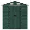 Garden Shed Green 191x470x198 cm | Durable Galvanised Steel