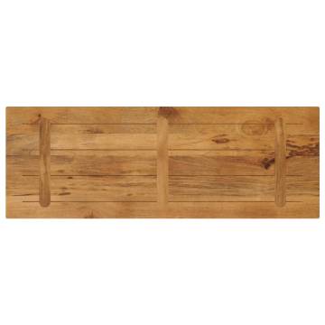 Rectangular Mango Wood Table Top 160x50 cm - Rustic Charm