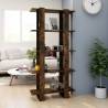 Book Cabinet & Room Divider - Smoked Oak 80x30x160 cm