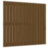 Honey Brown Wall Headboard - Solid Pine 95.5x3x90 cm