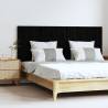 Wall Headboard Black 159.5x3x60 cm Solid Wood Pine Colour black Size 159.5 x 60 cm Quantity in Package 1 