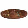 Table Top Ø 90x2.5 cm Round Solid Reclaimed Wood - Hipomarket