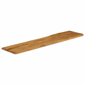 Live Edge Solid Wood Mango Table Top - 180x40 cm | HipoMarket