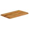 Table Top 50x40x3.8 cm Live Edge Solid Wood Mango - Hipo Market