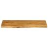 Table Top 100x40 cm Live Edge Solid Wood Mango - Hipomarket