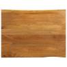 Table Top 100x80x3.8 cm Live Edge Solid Wood Mango Colour mango wood(oak finish) Size 100 x 80 cm Quantity in Package 1 Thickness 38 mm 