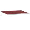 Automatic Retractable Awning Burgundy 500x300 cm | HipoMarket