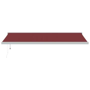 Automatic Retractable Awning Burgundy 500x300 cm | HipoMarket