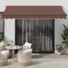 Manual Retractable Awning Brown 350x250 cm Colour brown Size 350 x 250 cm Quantity in Package 1 