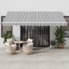 Retractable Awning Anthracite and White 4.5x3 m Fabric&Aluminium Colour anthracite and white Size 4.5 x 3 m Quantity in Package 1 