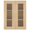 Highboard Sonoma Oak 69.5x34x180 cm - Stylish Engineered Wood