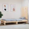 Wall Headboard 82.5x3x90 cm Solid Wood Pine Colour natural Size 82.5 x 90 cm Quantity in Package 1 