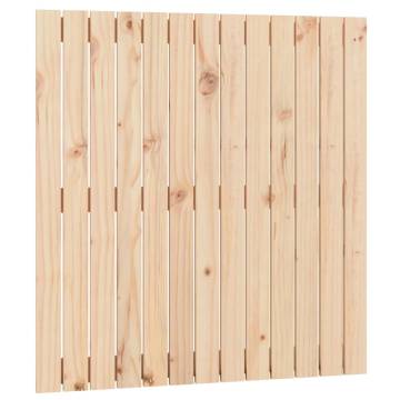 Elegant Solid Wood Pine Wall Headboard - 82.5x3x90 cm