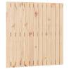 Elegant Solid Wood Pine Wall Headboard - 82.5x3x90 cm