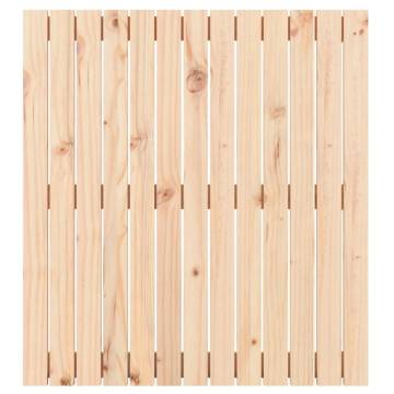 Elegant Solid Wood Pine Wall Headboard - 82.5x3x90 cm