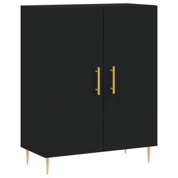 Stylish Highboard Black 69.5x34x180 cm - Durable Storage