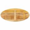 Oval Solid Wood Mango Table Top 110x50 cm - Hipo Market