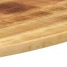 Oval Solid Wood Mango Table Top 110x50 cm - Hipo Market