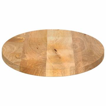 Oval Solid Wood Mango Table Top - 120x50x2.5 cm | HipoMarket