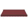 Automatic Retractable Awning Burgundy 400x350 cm - Hipomarket