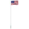 US Flag and Pole Aluminium 4m | Show Your Patriotism