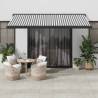 Retractable Awning Anthracite and White 4.5x3 m Fabric&Aluminium Colour anthracite and black Size 450 x 300 cm Quantity in Package 1 