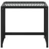 Garden Stools 4 Pcs Black Poly Rattan - Durable & Stylish