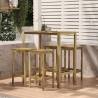 Bar Table 110x60x110 cm Impregnated Pinewood Size 110 x 60 x 110 cm Quantity in Package 1 