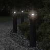 Outdoor Floor Lamp with Sensor Black 60 cm Stainless Steel Colour black Quantity in Package 1 Bulb Quantity with sensor Model 