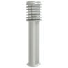 Outdoor Floor Lamp Silver 60 cm Stainless Steel - Hipomarket