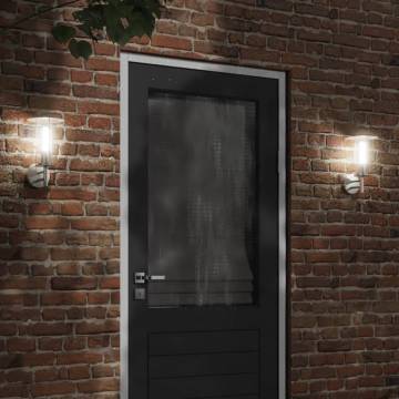 Outdoor Wall Light - Silver Stainless Steel | HipoMarket