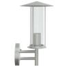 Outdoor Wall Light - Silver Stainless Steel | HipoMarket