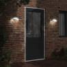 Outdoor LED Wall Light with Sensor - Black Aluminium