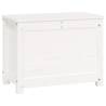 Storage Box White 60x32x45.5 cm - Solid Wood Pine | HipoMarket