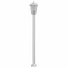 Stylish Outdoor Floor Lamp Silver 120 cm - Weatherproof & Durable