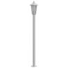 Stylish Outdoor Floor Lamp Silver 120 cm - Weatherproof & Durable