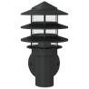 Outdoor Wall Lights 2pcs in Black Stainless Steel | HipoMarket