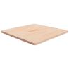 Square Table Top 70x70x2.5 cm Untreated Solid Wood Oak Colour natural Size 70 x 70 x 2.5 cm Quantity in Package 1 