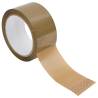 12 Pcs Brown Packaging Tape - 48 mm x 66 m - Strong & Durable