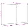 Magnetic Whiteboard Foldable 120x80cm - Versatile for Home & Office