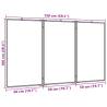 Foldable Magnetic Whiteboard 150x100 cm | Aluminium Frame