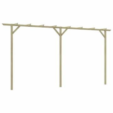 Garden Pergola 410x40x203 cm - Durable Wooden Structure