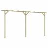 Garden Pergola 410x40x203 cm Wood Size 400 x 40 x 205 cm Quantity in Package 1 