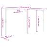 Garden Pergola 410x40x203 cm - Durable Wooden Structure