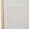 3-Panel Cream Room Divider - Stylish & Versatile Partition