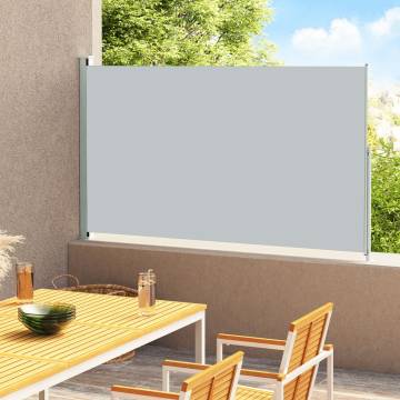 Patio Retractable Side Awning 180x300 cm Grey | Hipomarket