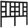 Stylish Black Bed Frame with Headboard - 120x200 cm