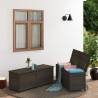 Outdoor Cushion Box Anthracite 200x50x56 cm Solid Wood Fir Colour anthracite Size 200 x 50 x 56 cm 