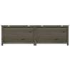 Outdoor Cushion Box Anthracite - Solid Fir Wood Storage