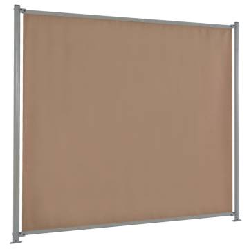 Fence Panel with Posts 180x180 cm Taupe - Durable & Stylish